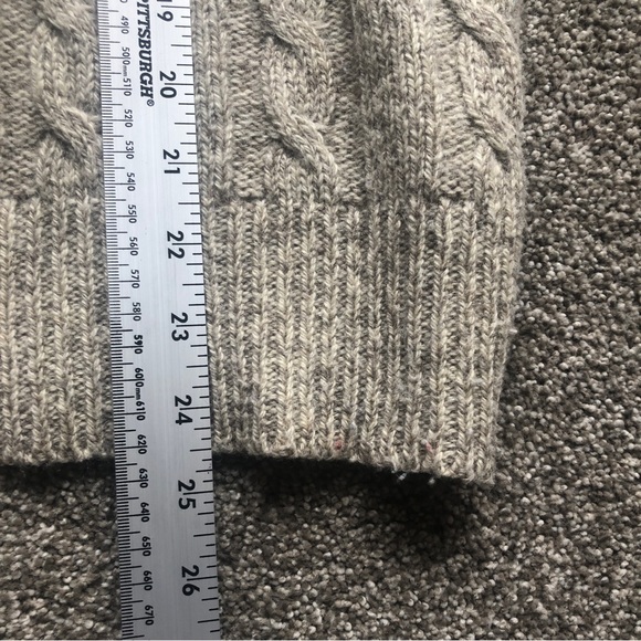 VINTAGE OLD COLONY CABLE KNIT WOOL SWEATER WOMENS SIZE - Picture 10 of 10